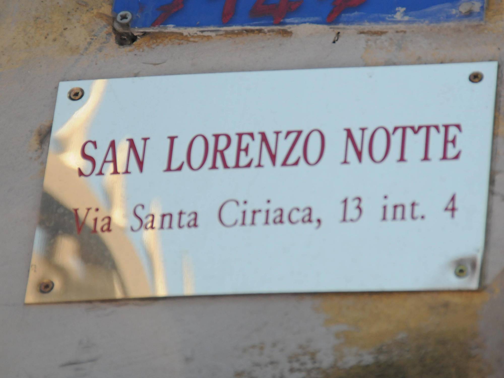 San Lorenzo Notte Bed and Breakfast Rom Eksteriør billede